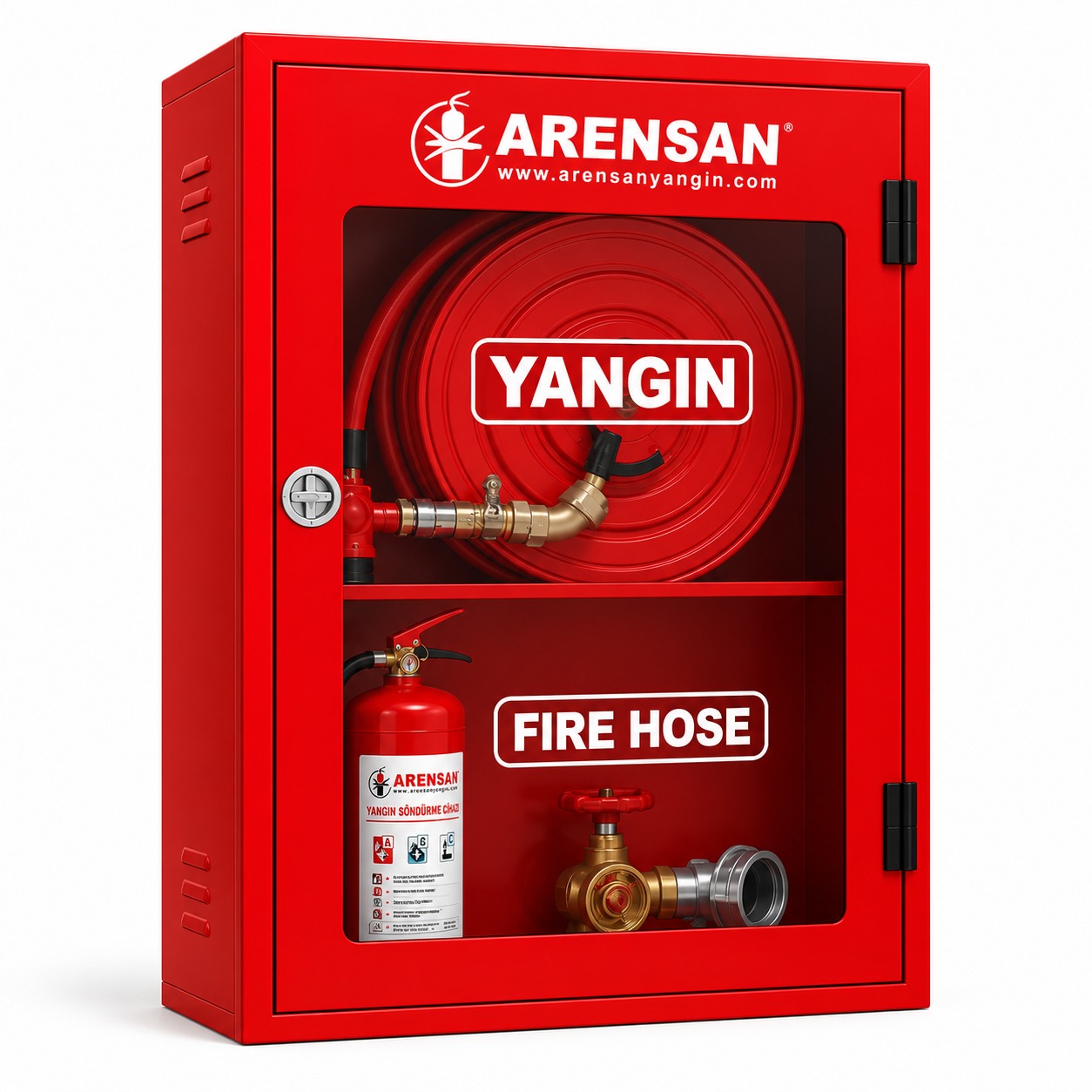 Sıva üstü yangın dolabı, TS EN 671 uygun